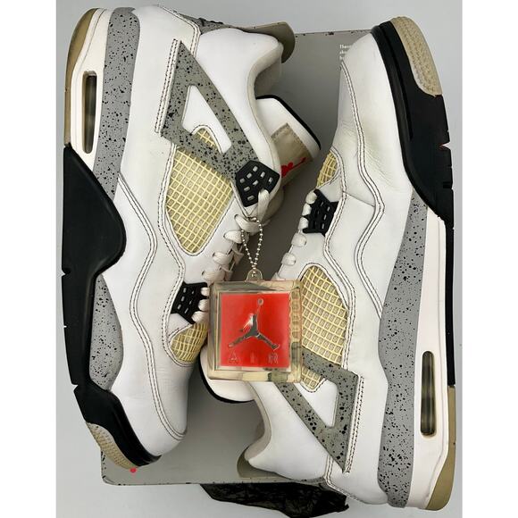 Nike Air Jordan 4 Retro White Cement Size 12 840606 192 #259 main image 7